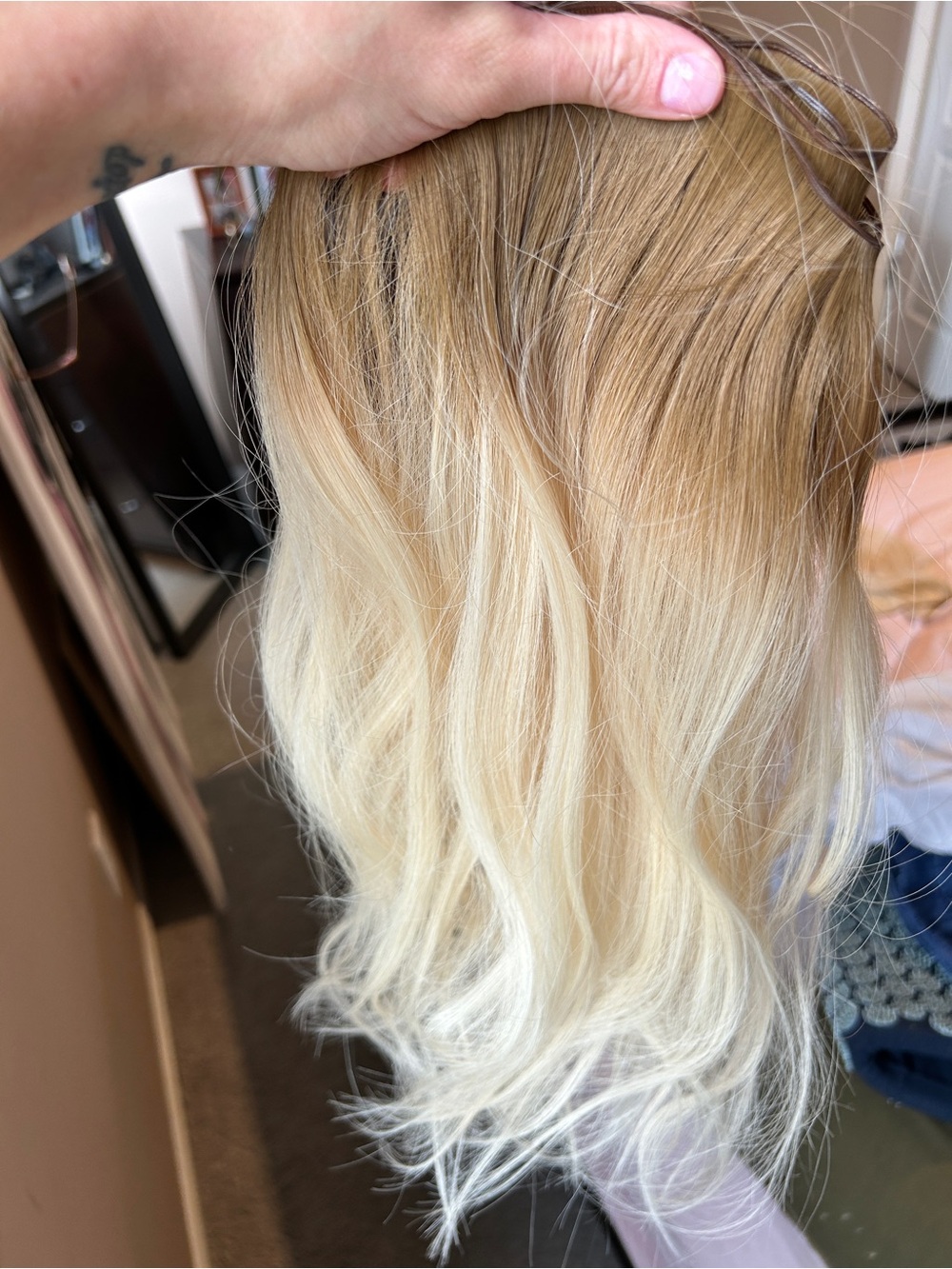Natural Hair Wefts (Set: Brand New Wide Weft + Free Gift)